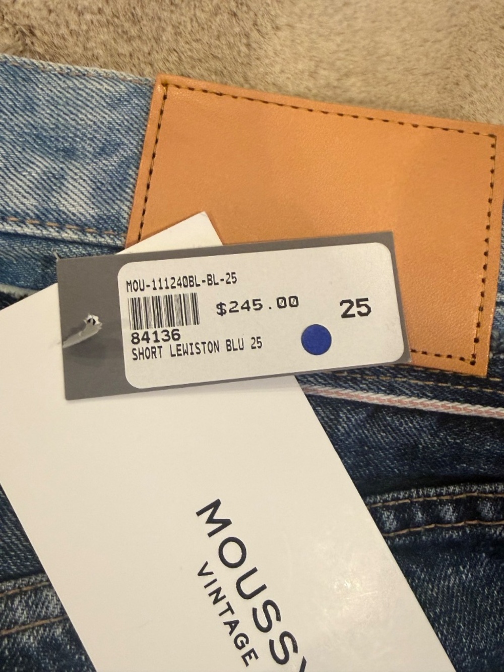 MOUSSY Jean Shorts NWT - Picture 3 of 6